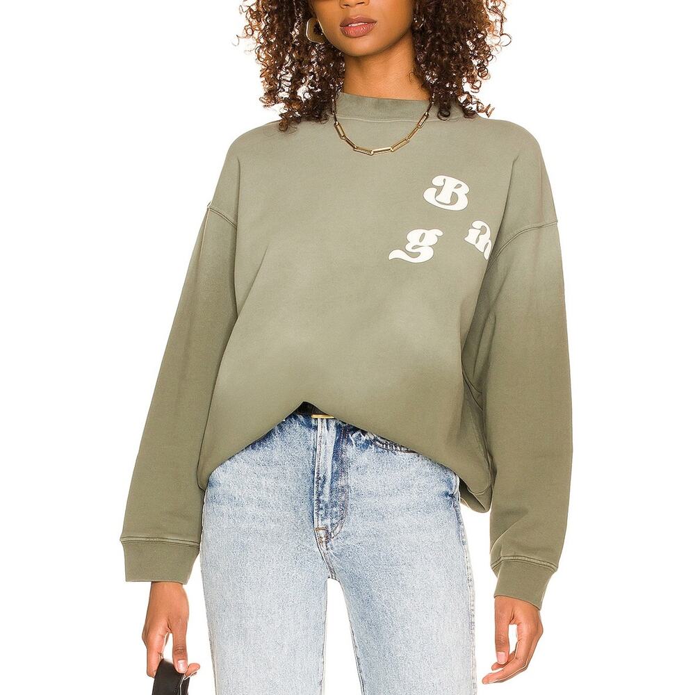 Anine Bing Olive Green Sweatshirt